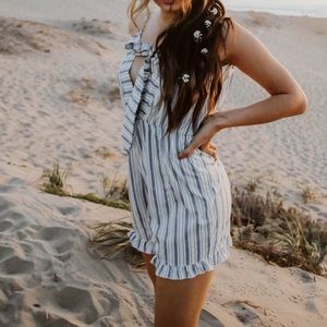 Striped romper